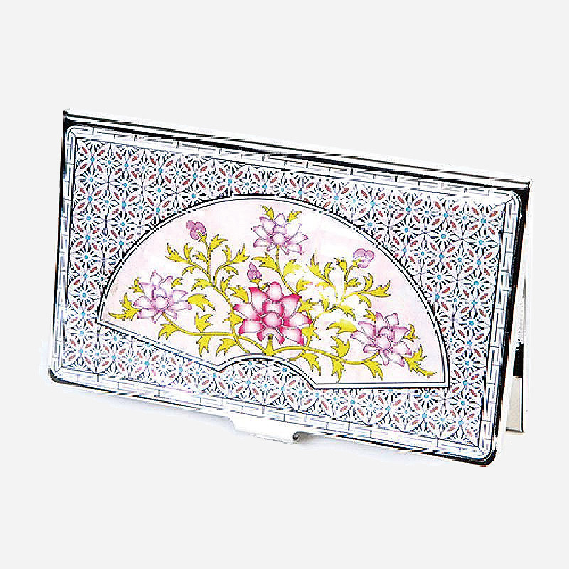 명함집-당초부채 - 한국의 멋과 천연자개의 조화