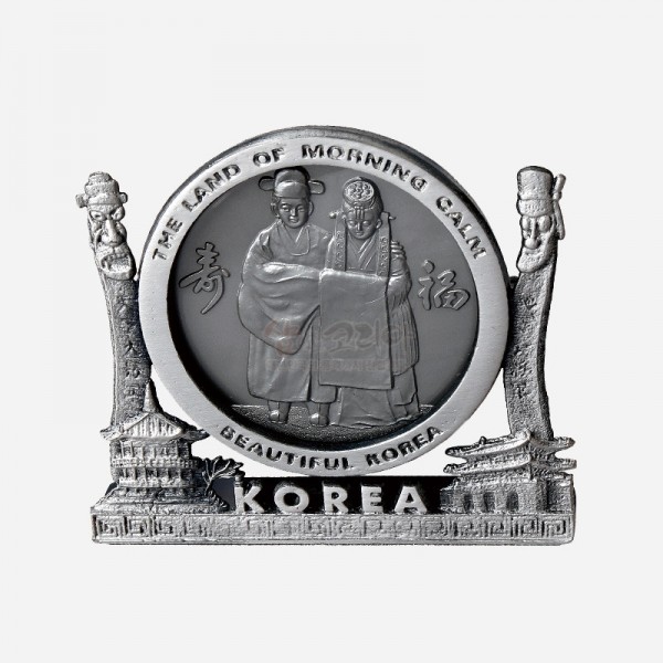 주석장식패-경회루,신랑신부 - 대한민국 대표 디자인으로 오래간직된 선물