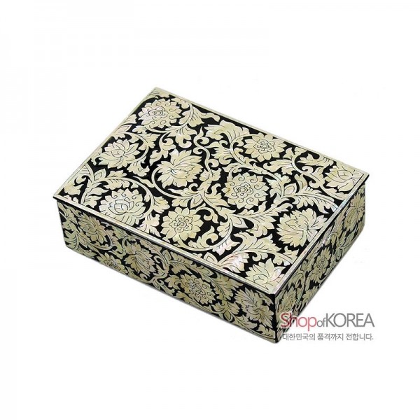 고급나전보상화명함함 - 한국의 나전칠기 신비의 꽃 보상화