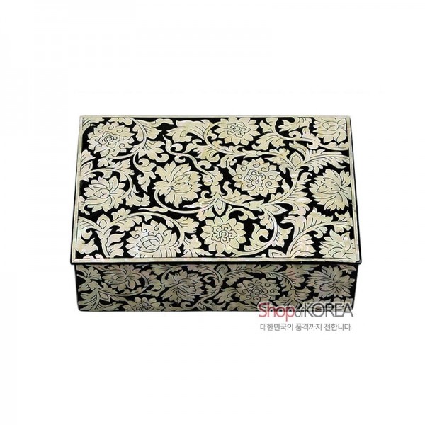 고급나전보상화명함함 - 한국의 나전칠기 신비의 꽃 보상화
