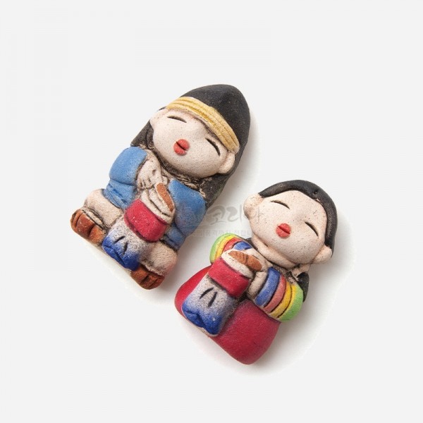 냉장고 자석 황토-청사초롱 - 늘 생활속에 함께하는 한국적인 선물