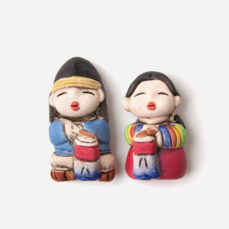 냉장고 자석 황토-청사초롱 - 늘 생활속에 함께하는 한국적인 선물