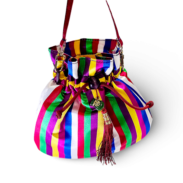 수공예 색동복주머니 손지갑 - 한복 숙련공이 전통을 살리면서도 현대적인으로 만든제품