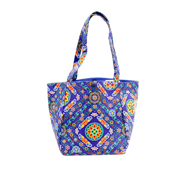 단청 미니토트백 - 한국 전통 단청 문양을 작은 가방에 표현한 특별한 디자인 제품