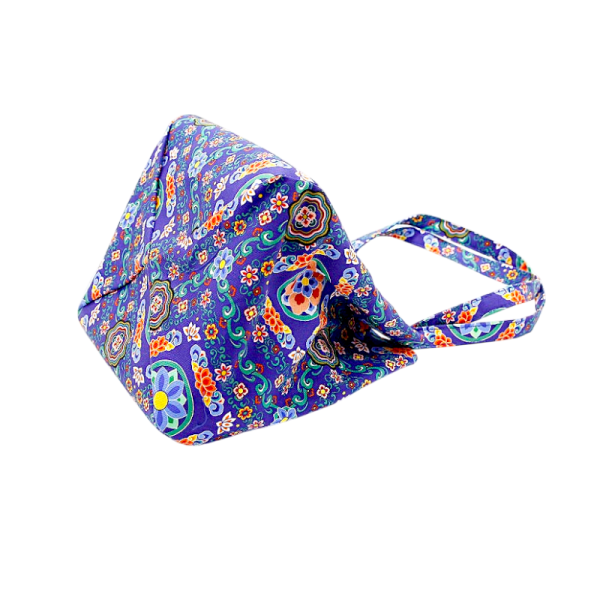 단청 미니토트백 - 한국 전통 단청 문양을 작은 가방에 표현한 특별한 디자인 제품