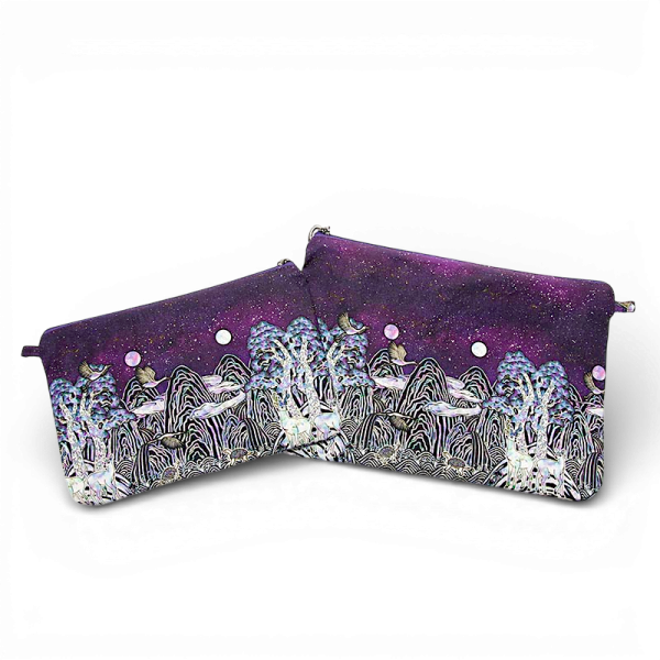 일월오봉도 십장생 파우치 - 한국의 십장생디자인으로 건강하고 복된 행복을 담은 파우치