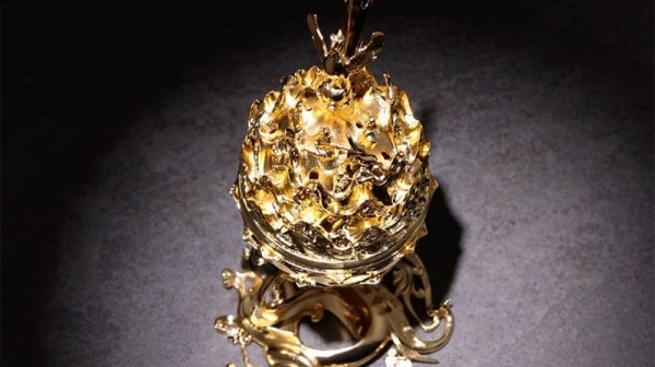 국가무형문화재 주철장의 백제금동대향로1/2 - 국보 제287호 백제 금동대향로 (百濟 金銅大香爐)1/2로 축소한 완벽한 문화재재현품 입니다.