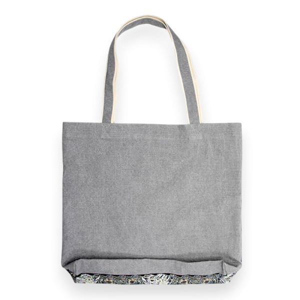 린넨 일월오봉도 에코백 - 해와 달의 조화로운 기운을 곁에 두는 일월오봉도 가방