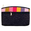 누비 수(秀) 색동티슈지갑(대)-감색