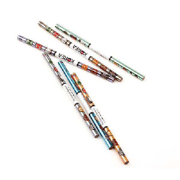 전통문양 연필6종세트-하회탈 - 한국 전통문양 연필세트