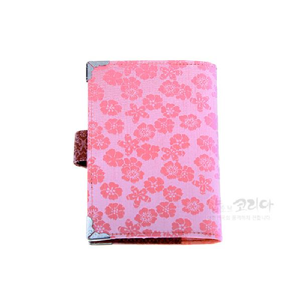 비단카드지갑-분홍색 - 전통무늬가 아름다운 비단카드지갑