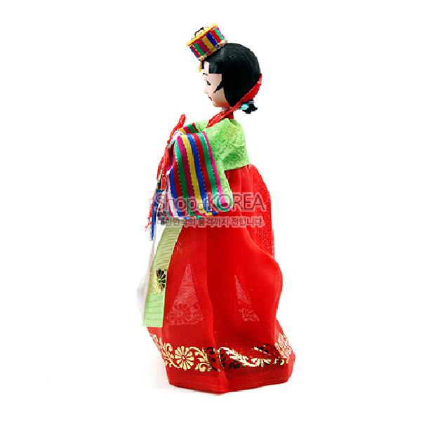 작은 한복 인형들-신부 - 한국의 전통의복을 재현한 한복인형