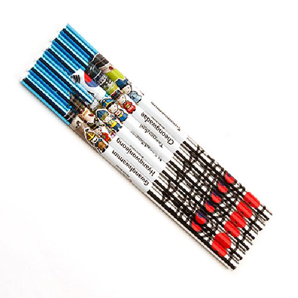 전통문양 연필6종세트-문화유산 - 한국 전통문양 연필세트