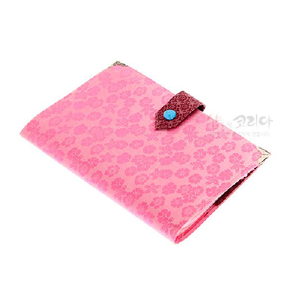 비단배색통장지갑 - 전통무늬가 아름다운 비단통장지갑