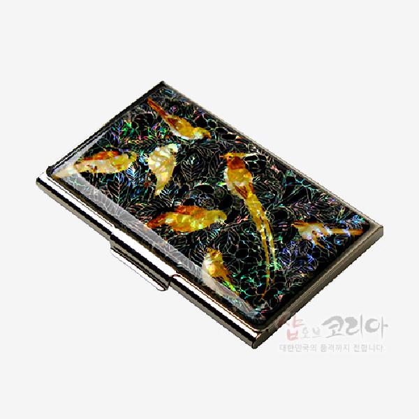 꽃나무 새 명함집 - 한국의 멋과 천연자개의 조화