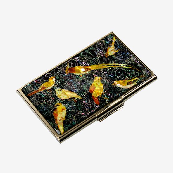 꽃나무 새 명함집 - 한국의 멋과 천연자개의 조화