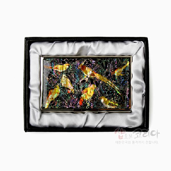 꽃나무 새 명함집 - 한국의 멋과 천연자개의 조화