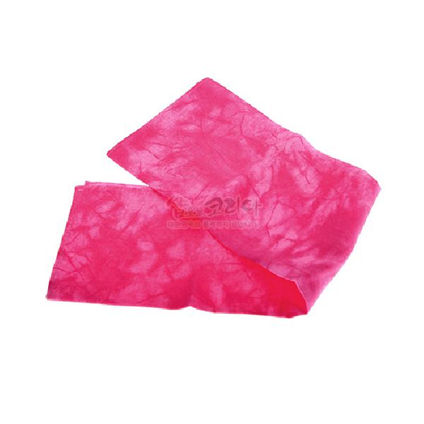 한지나염손수건-분홍색 - 한지사로 제작된 최고급 손수건입니다