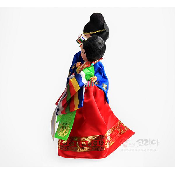 한복인형 中 - 신랑신부 - 한국의 전통의복을 재현한 한복인형