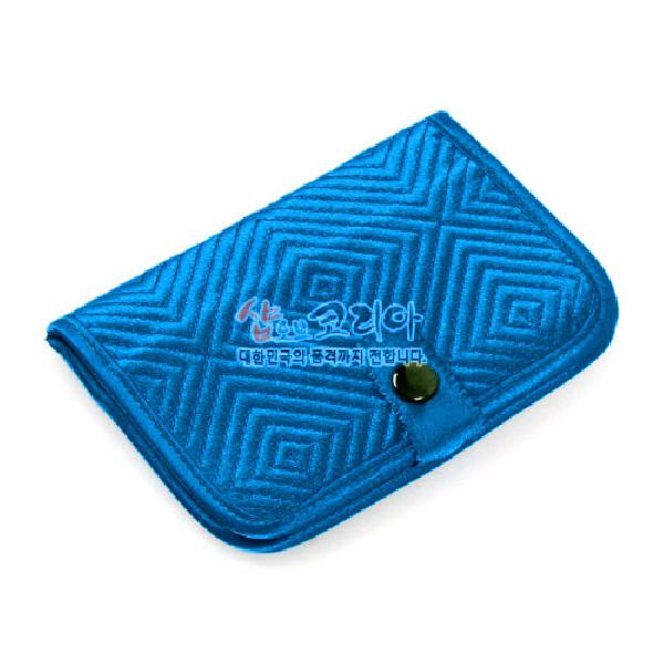 [소산당]누비수(秀)카드지갑 [청색] - 예쁜 디자인과 실용적인 지갑