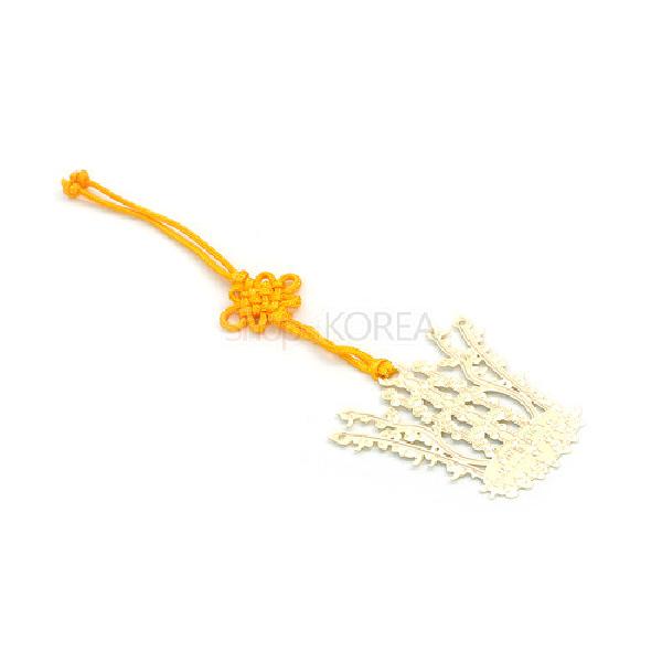 금장 책갈피 大-금관 - 고급스러운 금장과 매듭으로 제작
