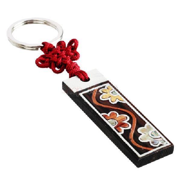 흑단열쇠고리-삼연꽃 - 현대적 감각의 심플한 디자인 제품