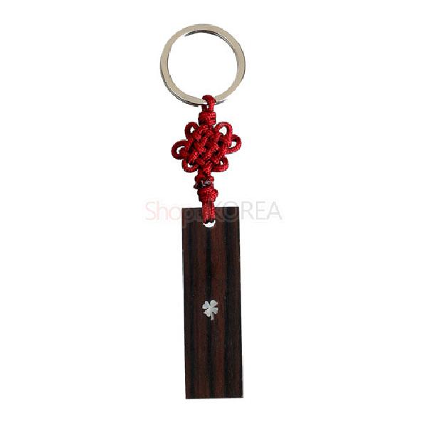 흑단열쇠고리-삼연꽃 - 현대적 감각의 심플한 디자인 제품