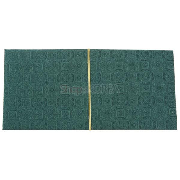비단상품권봉투[녹색] - 고급 소재로 제작된 최고급 봉투