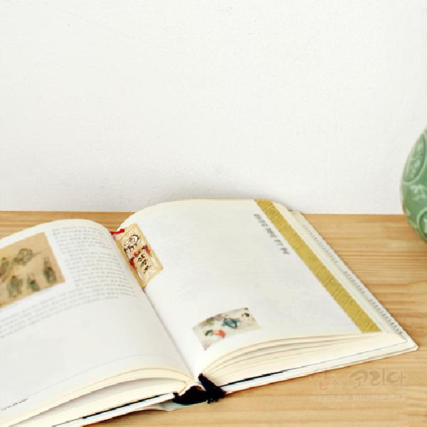 금장책갈피- 삼족오 - 아름다운 색채의 책갈피