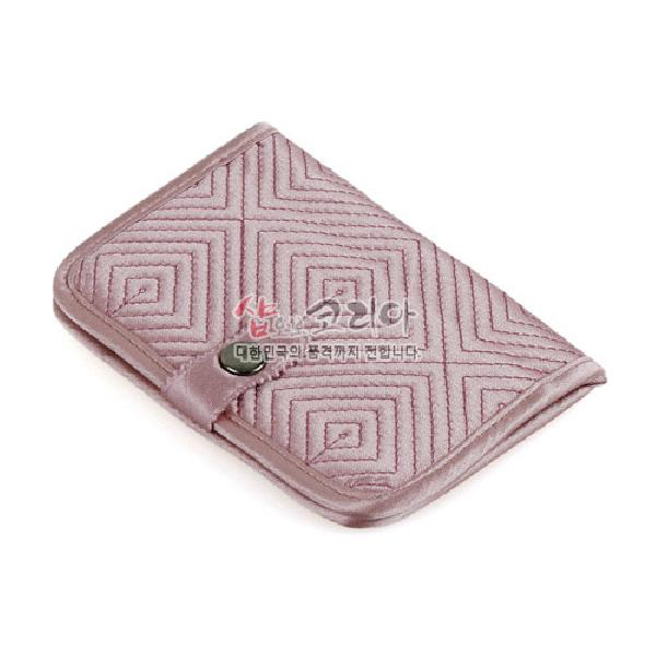 [소산당]누비수(秀)카드지갑 [살구색] - 예쁜 디자인과 실용적인 지갑