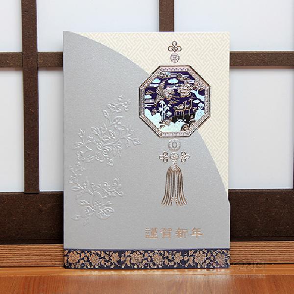 연하장-은장노리개 - 예쁜 노리개 장식이 들어간 연하장