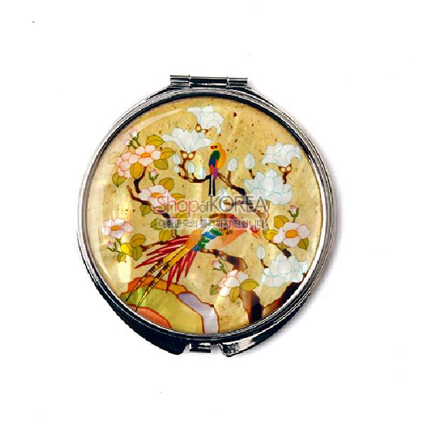 자개손거울-화조채색 - 한국의 멋과 천연자개의 조화