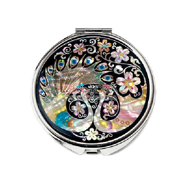 자개손거울-공작연인 - 한국의 멋과 천연자개의 조화