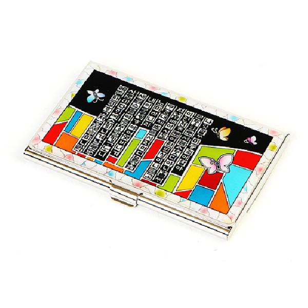 명함집-조각훈민2 - 훈밍정음과 색동조각으로 독특함 자개의 멋을 살린 제품